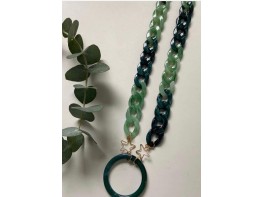 Imagen del producto collar gafas farmamoda verde jade