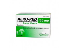 Imagen del producto Aero Red 120mg 40 comprimidos masticables menta
