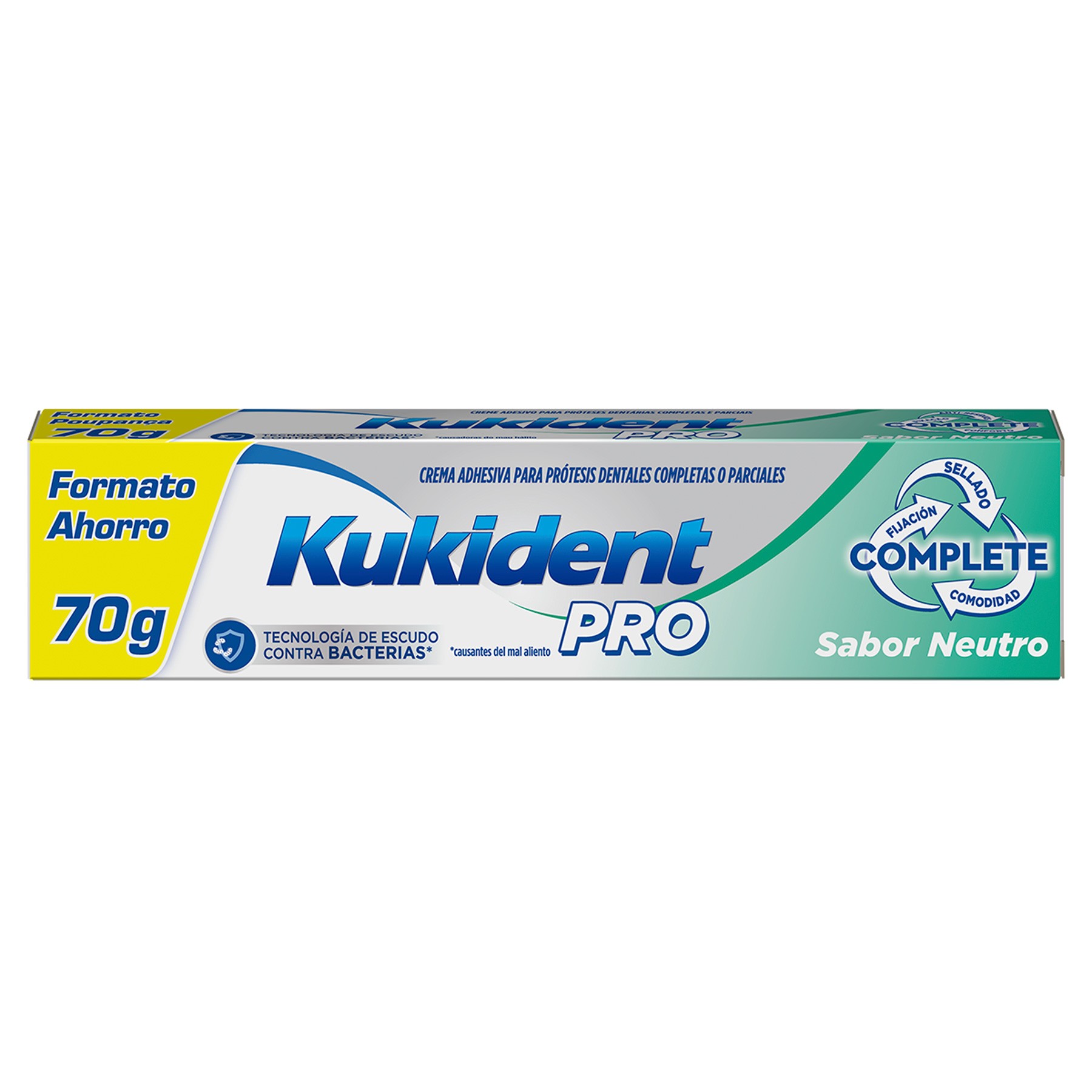 Imagen de Kukident Pro Complete crema adhesiva prótesis neutro 70g