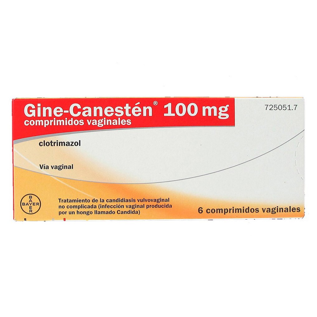 Imagen de Gine canesten 100 mg 6 comprimidos vaginales